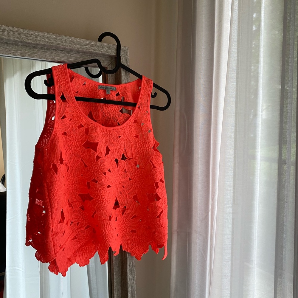 Charlotte Russe Lace Crop Top